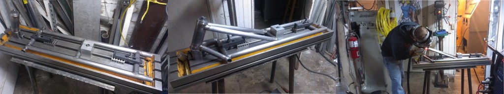 Begining welding of teh F37 frame