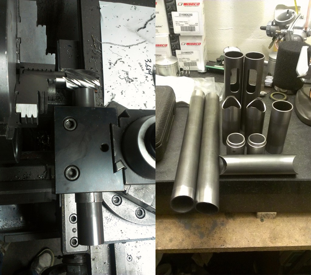 tube coping and swing arm parts